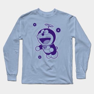 DORAEMON - groovy tie dye Long Sleeve T-Shirt